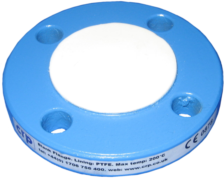 PTFE lined blank flange