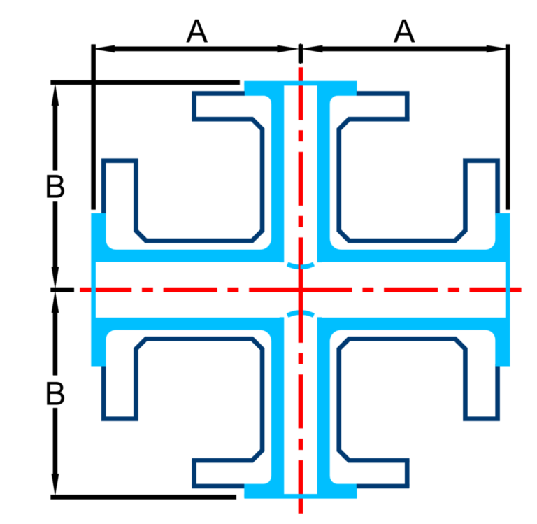 DIN 2848 REDUCING CROSS