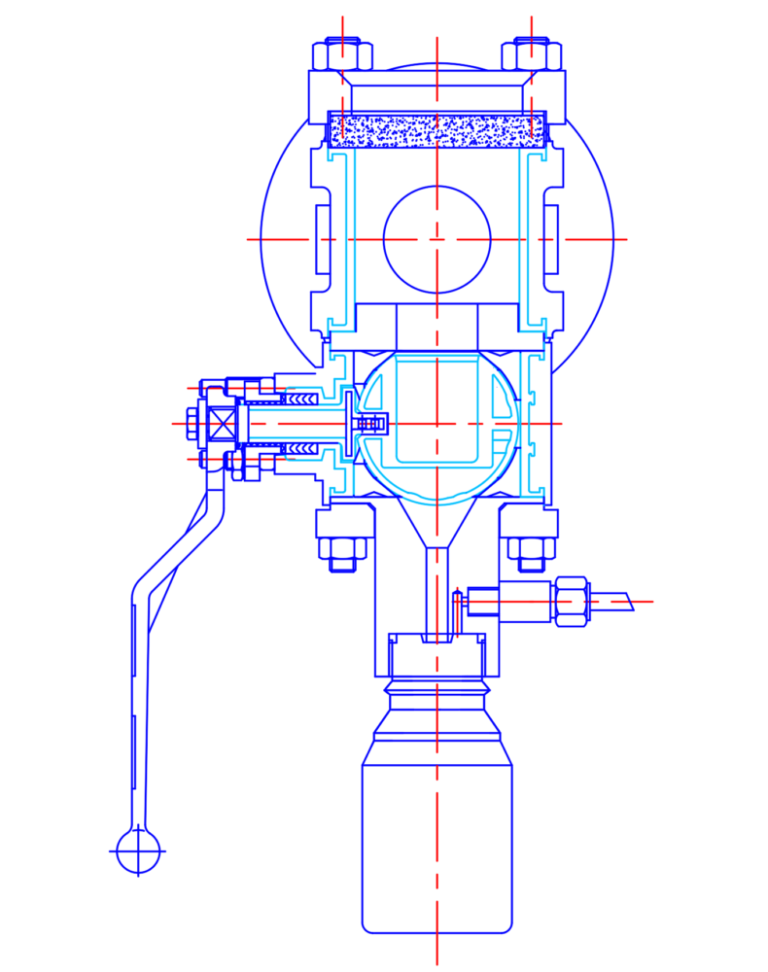 PFA Lined Volumetric Sampling Valves for Corrosive Chemicals - Atomac APN/SG