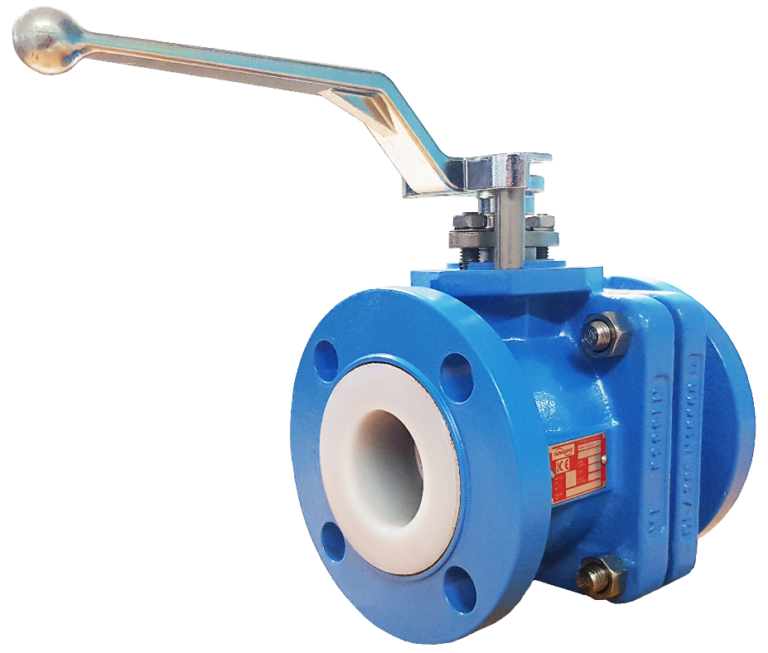 PFA lined ball valve