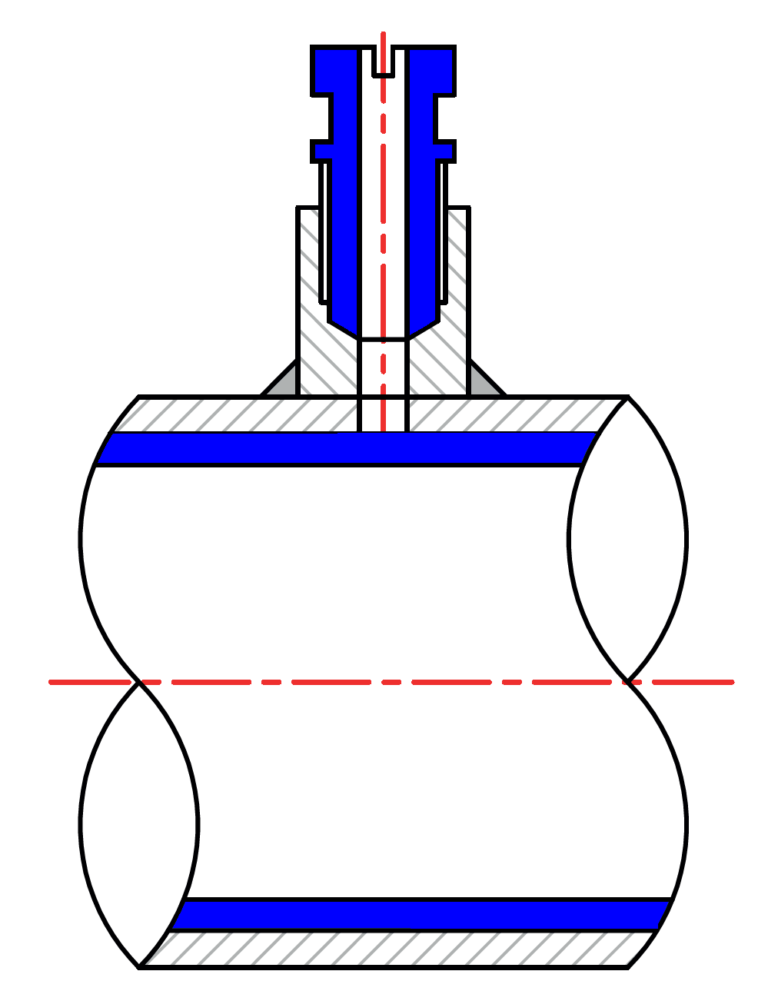 PTFE vent plug and vent boss - UHP venting system to release permeation