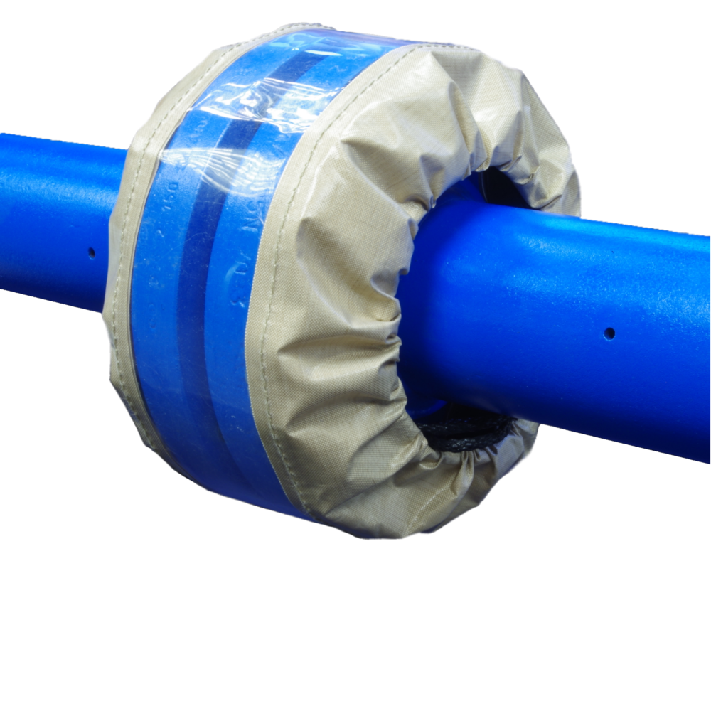 Protect from flange joint leaks with a PTFE coated GRP safety shield